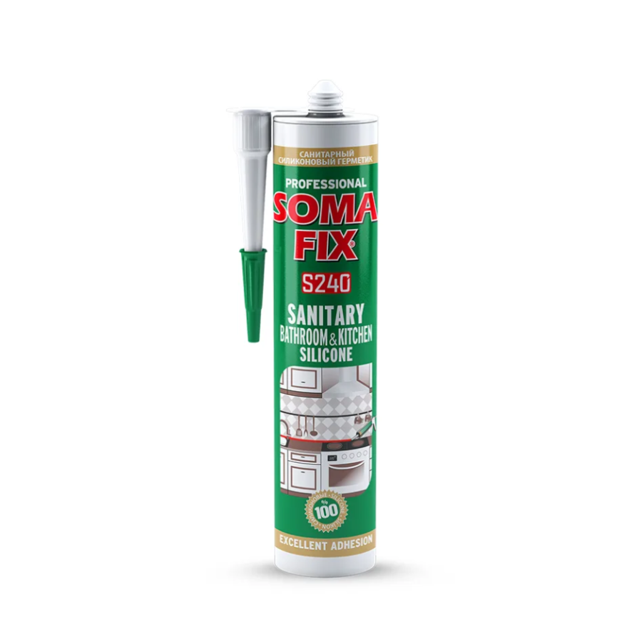 SomaFix Professional szaniter szilikon, színtelen, 280 ml